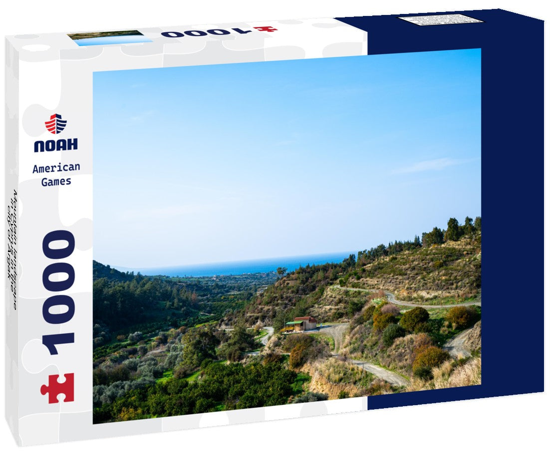 Noah Jigsaw Puzzle Mountain landscape in Cyprus in the city of Argak 1000 pieces