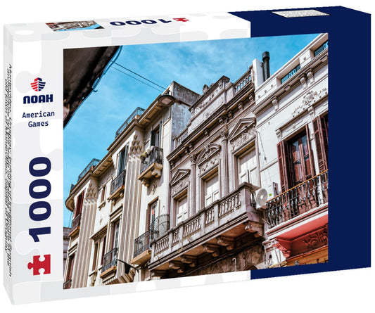 Noah Jigsaw Puzzle Montevideo, Uruguay: building of traditional Spanish architecture on the edge of Zabala Square in the old town of Montevideo, capital of Uruguay 1000 pieces