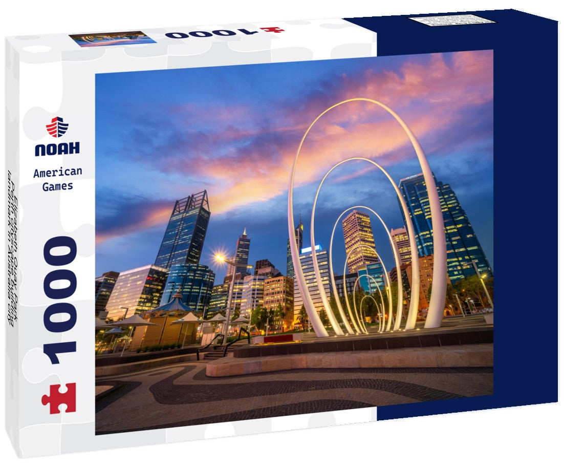 Noah Jigsaw Puzzle Elizabeth Quay Park, Perth cityscape building landmark in Australia city with blue sky 1000 pieces