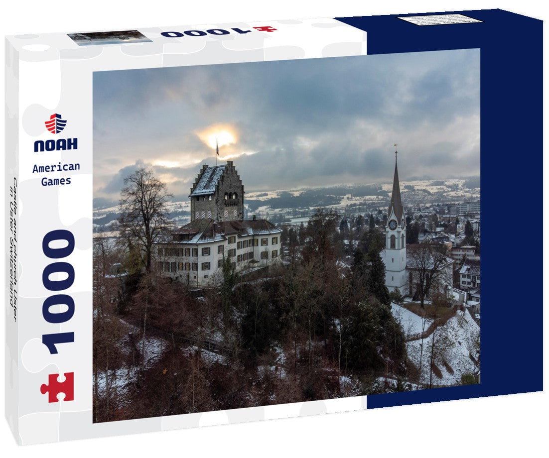 Noah Jigsaw Puzzle Castle and church Uster in Uster Switzerland 1000 pieces