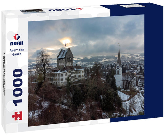 Noah Jigsaw Puzzle Castle and church Uster in Uster Switzerland 1000 pieces