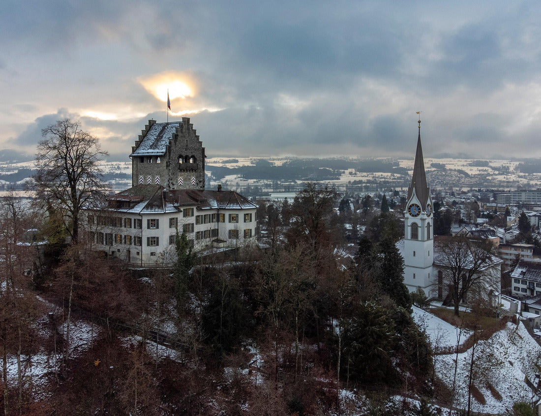 Noah Jigsaw Puzzle Castle and church Uster in Uster Switzerland 1000 pieces