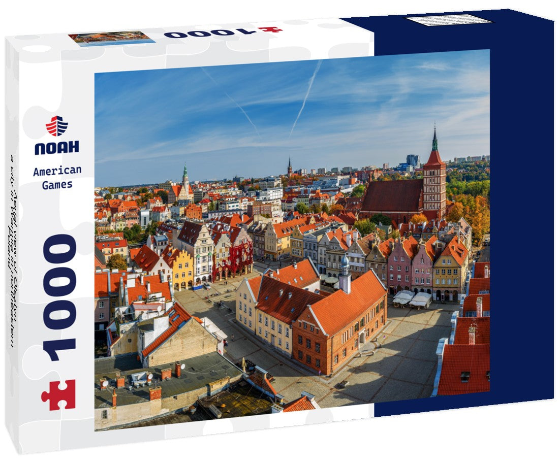 Noah Jigsaw Puzzle Aerial view of Olsztyn, a city in Warmia in northeastern Poland 1000 pieces