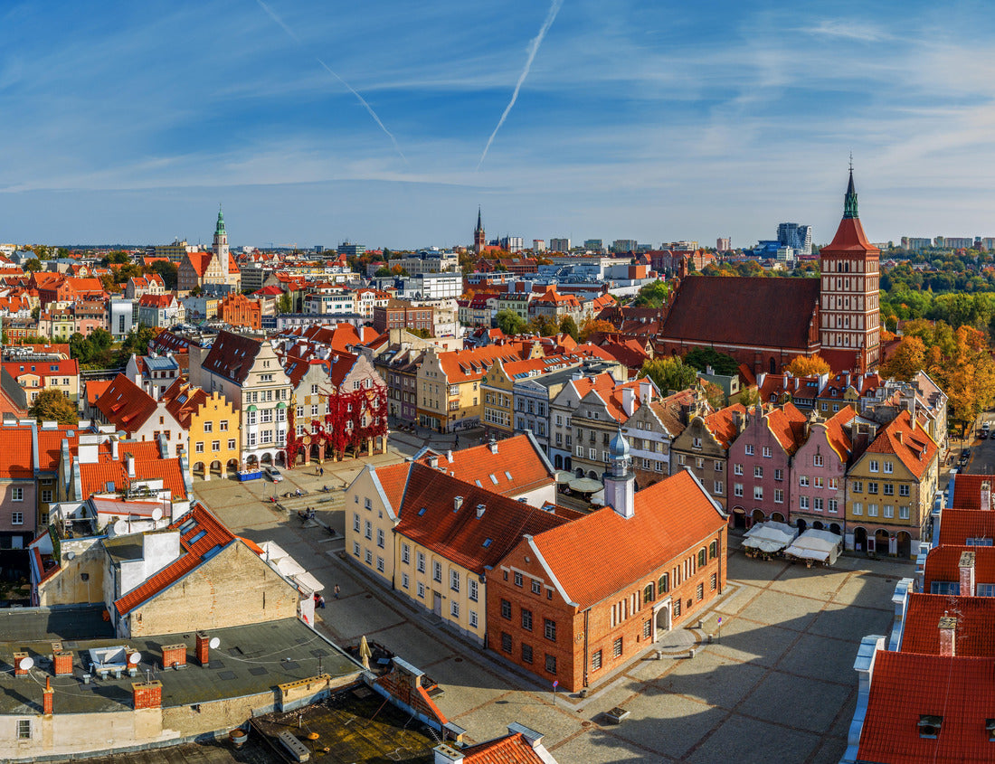 Noah Jigsaw Puzzle Aerial view of Olsztyn, a city in Warmia in northeastern Poland 1000 pieces