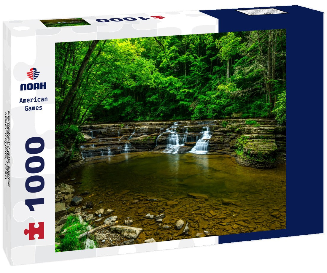 Noah Jigsaw Puzzle Campbell Falls Camp Creek State Park, West Virginia, USA 1000 pieces