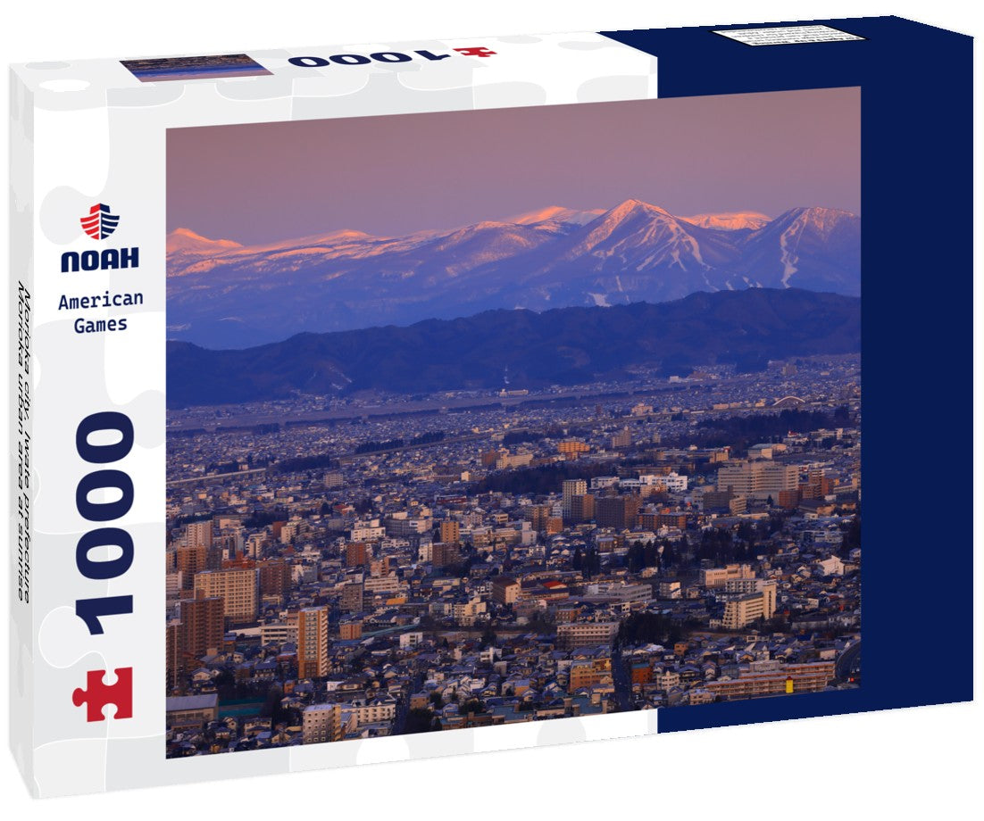 Noah Jigsaw Puzzle Morioka city, Iwate prefecture Morioka urban area at sunrise 1000 pieces