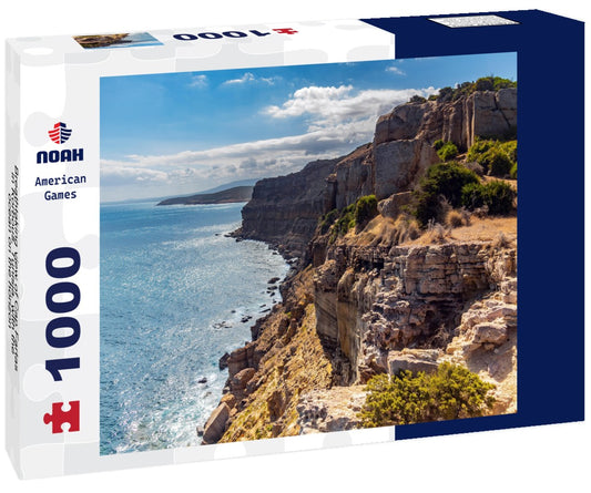 Noah Jigsaw Puzzle Breathtaking view of Cap Fartas in Korbous, Tunisia, with the ocean on the horizon 1000 pieces