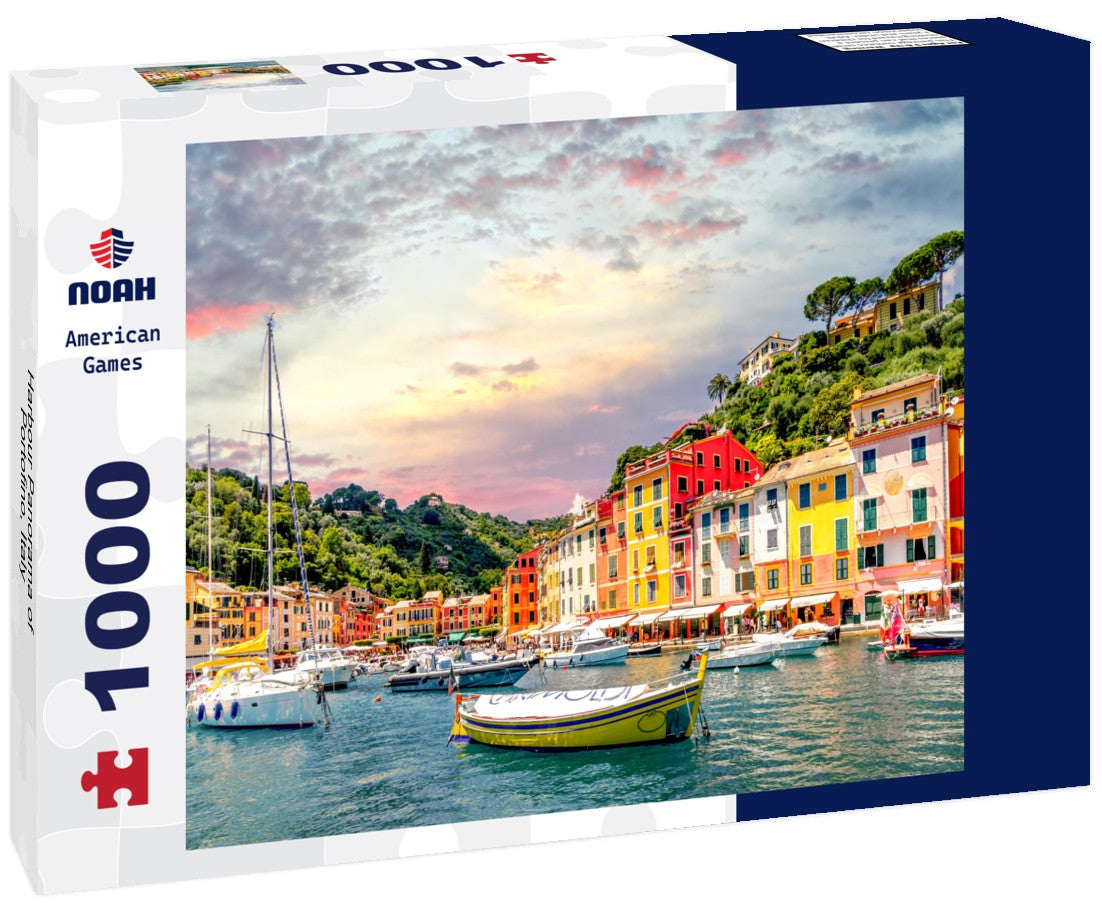 Noah Jigsaw Puzzle Harbour Panorama of Portofino, Italy 1000 pieces