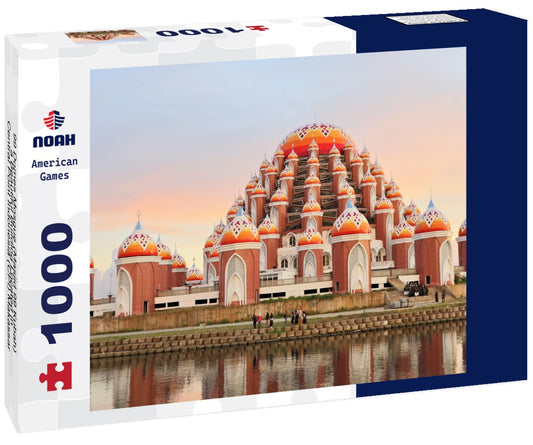 Noah Jigsaw Puzzle 99 Domes Mosque (Masjid 99 Kubah) a Beautiful Building Located in Central Point Indonesia (CPI) Makassar, South Sulawesi 1000 pieces