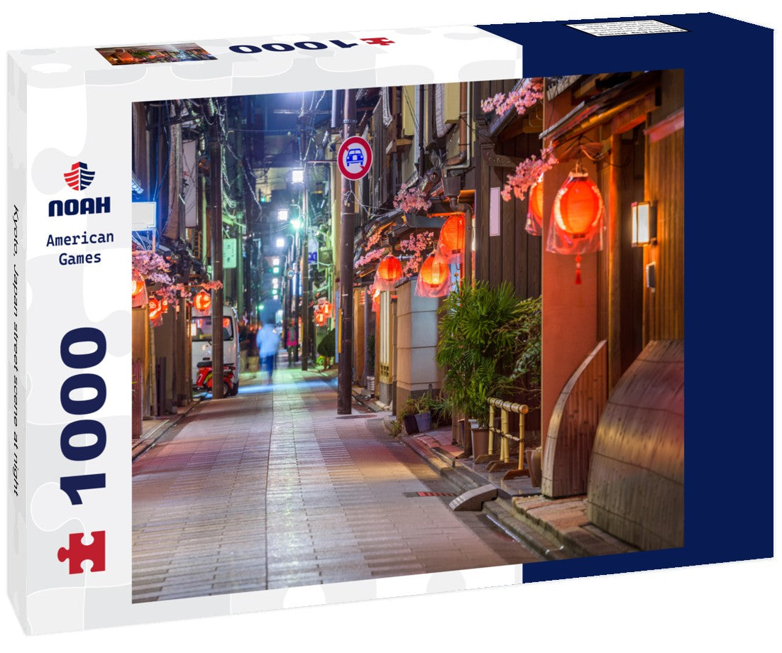 Noah Jigsaw Puzzle Kyoto, Japan street scene at night 1000 pieces