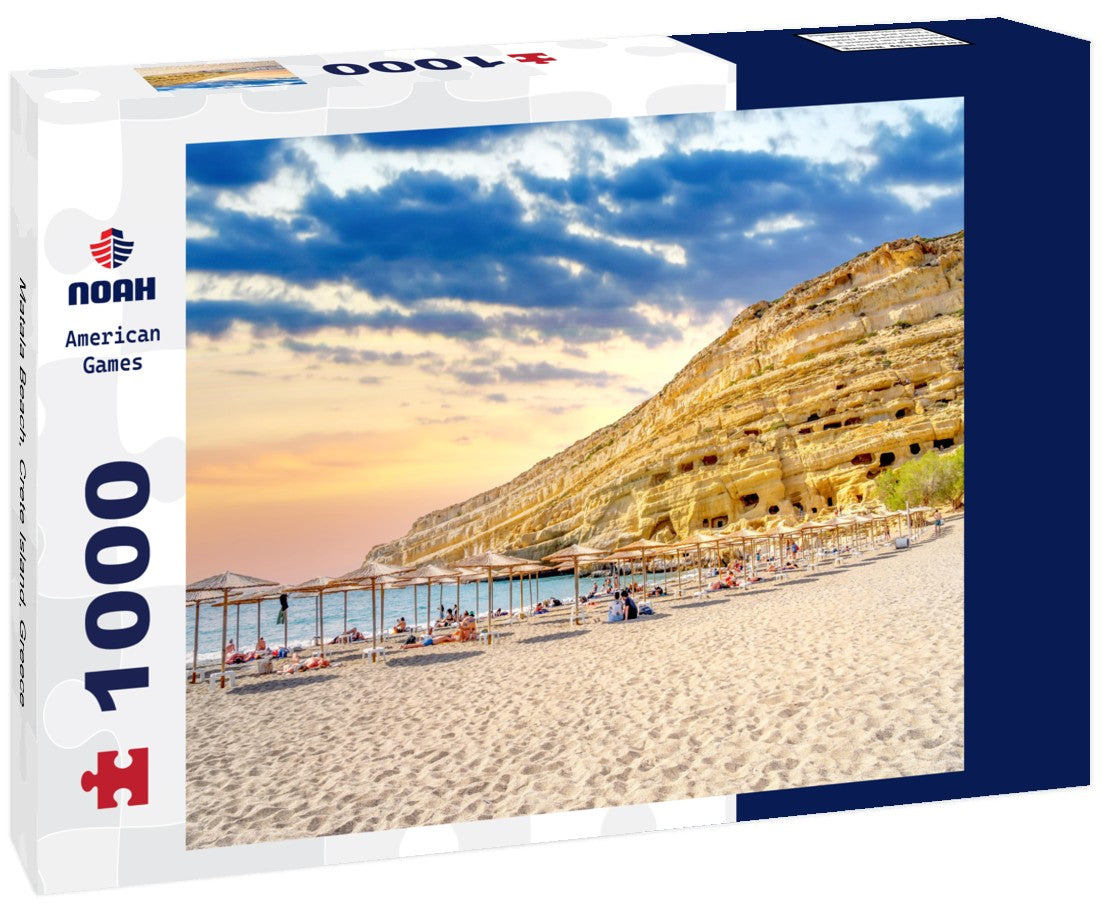 Noah Jigsaw Puzzle Matala Beach, Crete Island, Greece 1000 pieces