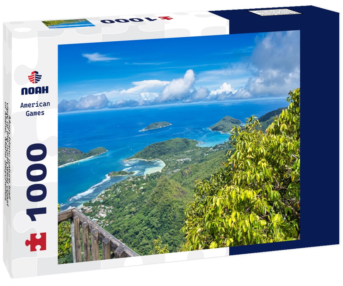 Noah Jigsaw Puzzle Morn blanc nature trail, view of the north west coast of Mahe, Mahe Seychelles 1000 pieces