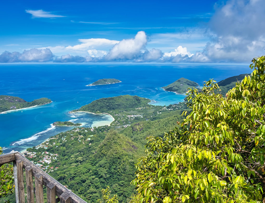 Noah Jigsaw Puzzle Morn blanc nature trail, view of the north west coast of Mahe, Mahe Seychelles 1000 pieces