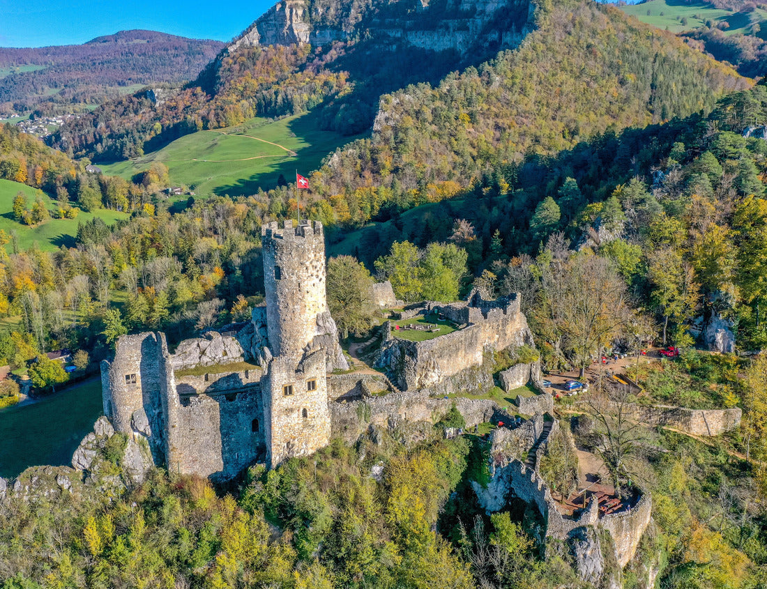 Noah Jigsaw Puzzle Burgruine Neu-Falkenstein bei Balsthal Kanton Solothurn Schweiz 1000 pieces