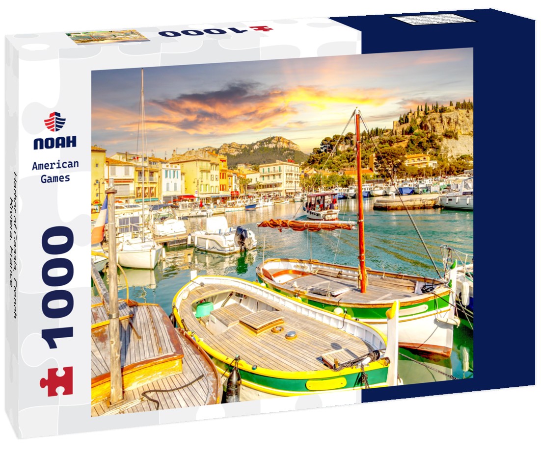 Noah Jigsaw Puzzle Harbor of Cassis, French Riviera, France 1000 pieces
