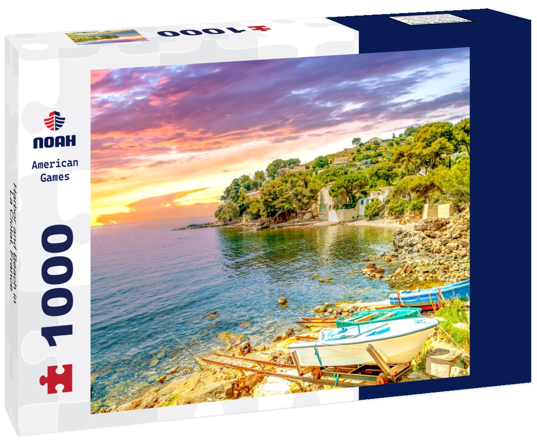 Noah Jigsaw Puzzle Harbor and Beach in La Ciotat, France 1000 pieces