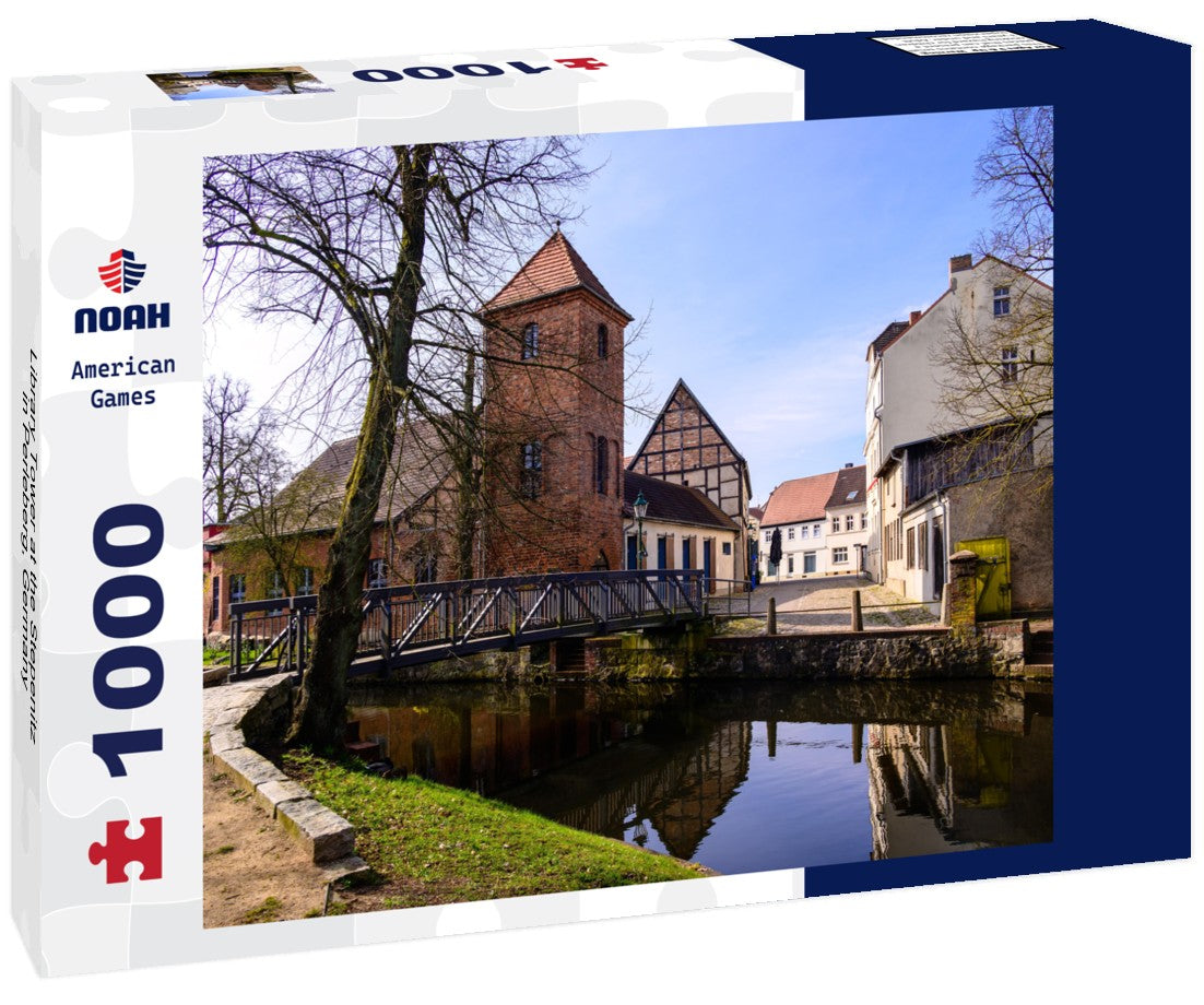 Noah Jigsaw Puzzle Library Tower at the Stepenitz in Perleberg, Germany 1000 pieces