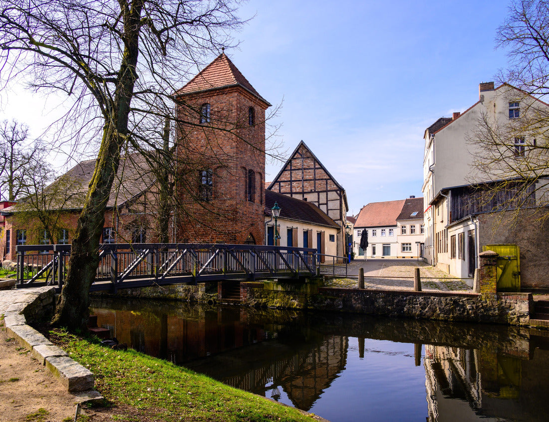 Noah Jigsaw Puzzle Library Tower at the Stepenitz in Perleberg, Germany 1000 pieces
