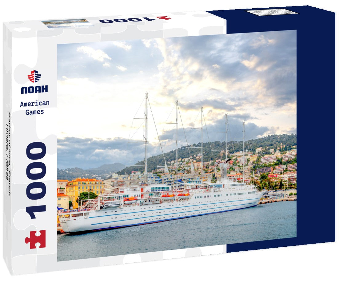 Noah Jigsaw Puzzle Harbor of Nice, French Riviera, France 1000 pieces