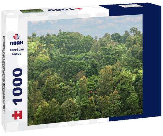 Noah Jigsaw Puzzle Beautiful lush green West African rainforest during an amazing sunset in Tanzania on the slopes of Kilimanjaro 1000 pieces