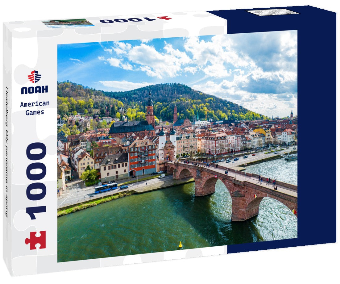 Noah Jigsaw Puzzle Heidelberg City panorama in spring 1000 pieces