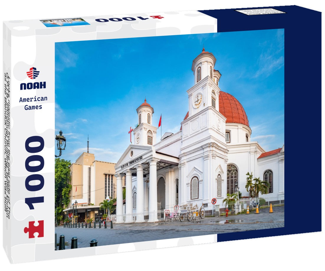 Noah Jigsaw Puzzle Looks majestic from the east side of The G.P.I.B. Immanuel Building, better known as the Blenduk Church, which was built in 1753 in Semarang, Indonesia 1000 pieces