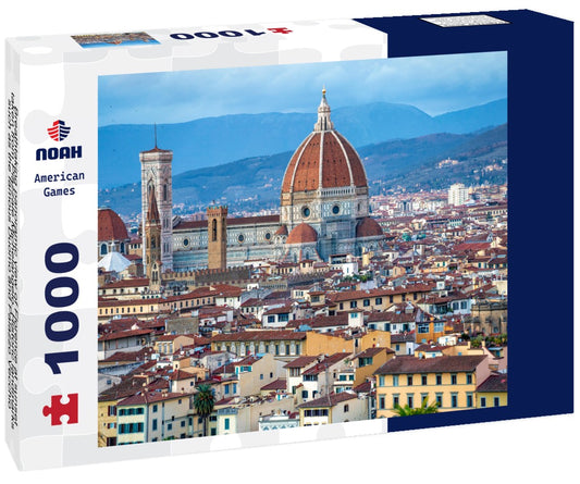 Noah Jigsaw Puzzle Breathtaking panoramic view of Florence at sunset, taken from Piazzale Michelangelo. Historic landmarks such as the famous Duomo and Palazzo Vecchio can be seen in the distance 1000 pieces