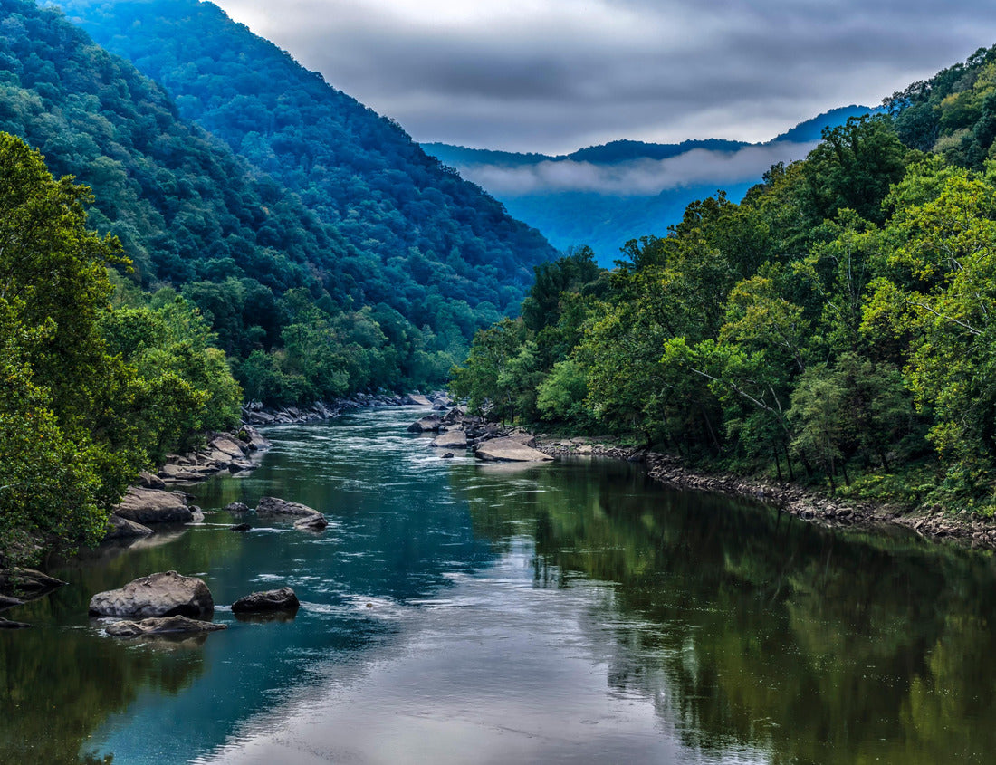 Noah Jigsaw Puzzle Morning light on the New River in New River Gorge National Park and Preserve, Fayette County, West Virginia, USA 1000 pieces