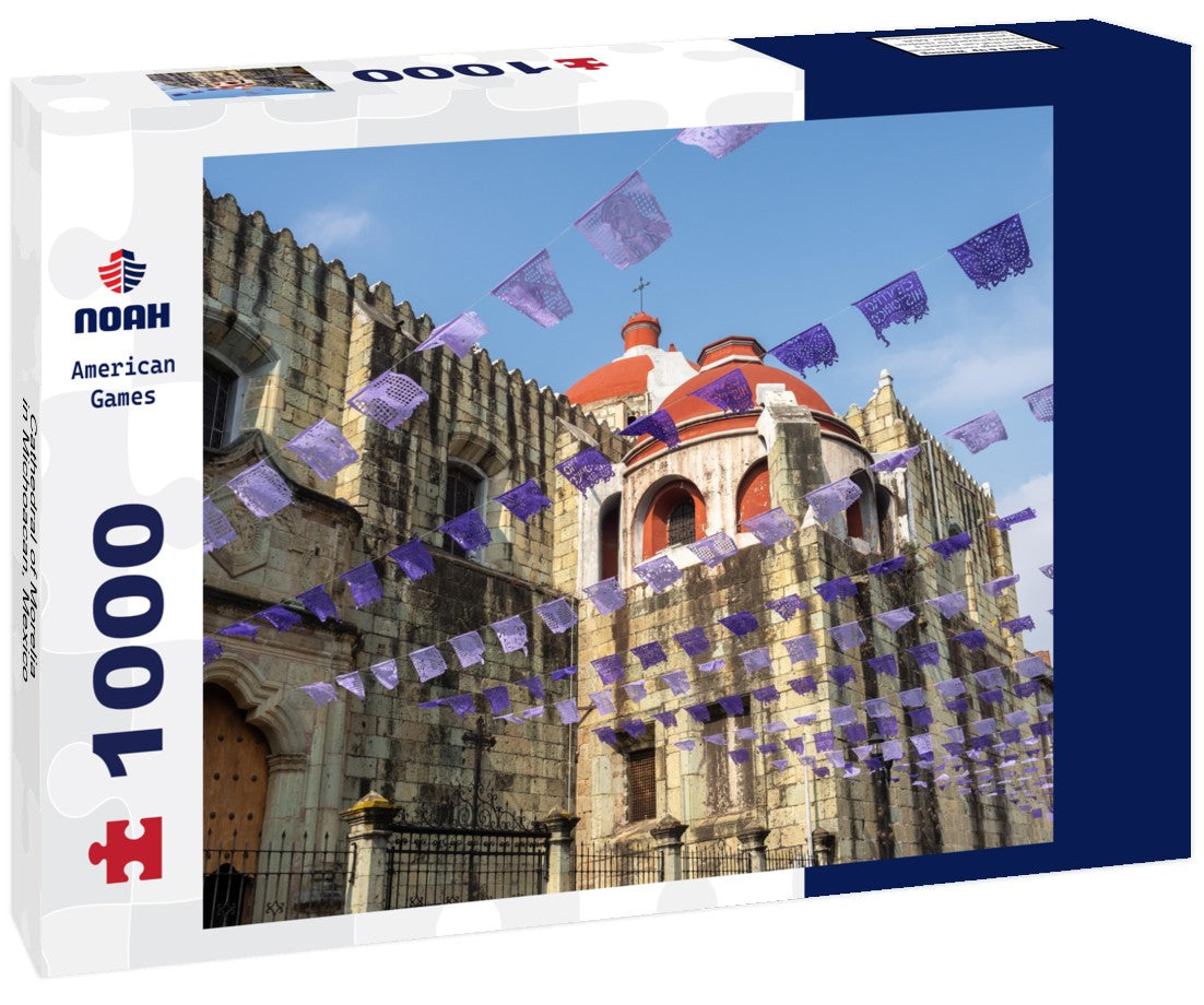 Noah Jigsaw Puzzle Cathedral of Morelia in Michoacan, Mexico 1000 pieces