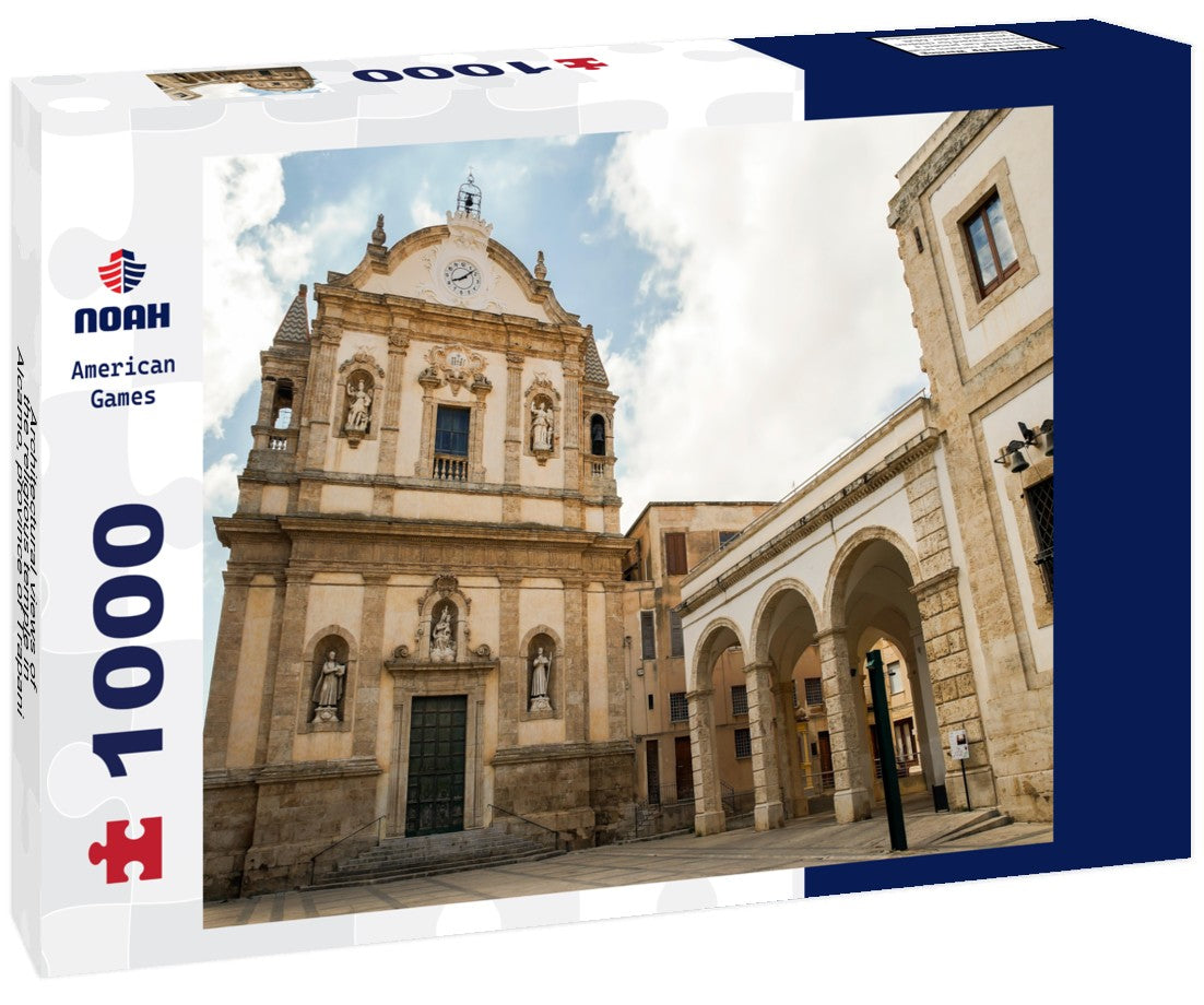 Noah Jigsaw Puzzle Architectural views of the religious temple in Alcamo, province of Trapani, Sicily, Italy 1000 pieces