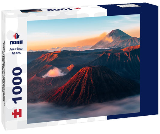 Noah Jigsaw Puzzle Bromo Vulcano epic landscape photo. Bromo vulcano in Java Indonesia. Bromo Vulcano Sunrise 1000 pieces