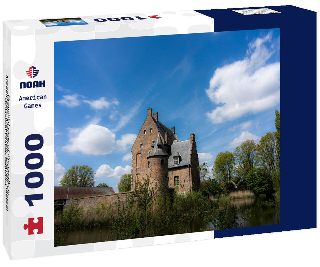 Noah Jigsaw Puzzle Beautiful view of the castle in Moeskroen, Mouscron. Graven Kasteel or Marcel Marier centrum 1000 pieces
