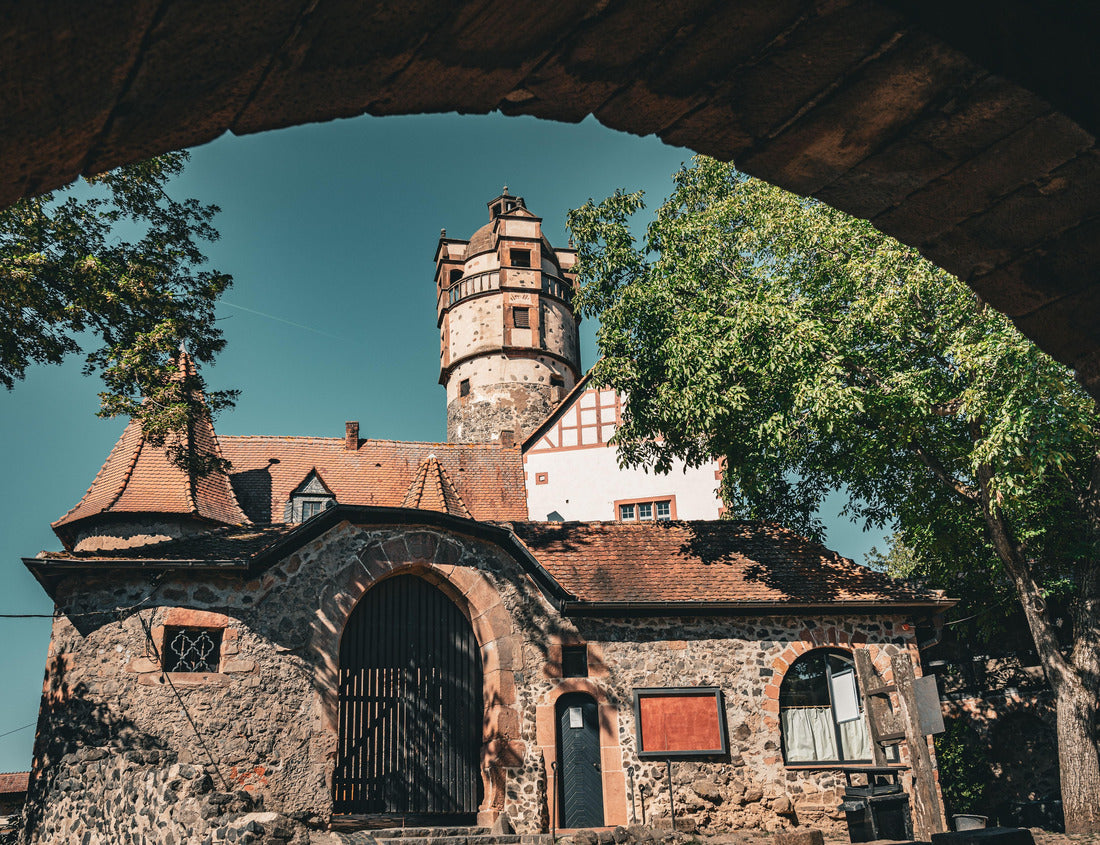 Noah Jigsaw Puzzle A view of the Medieval Castle of Ronneburg in Germany depicted from a low angle at an arch 1000 pieces