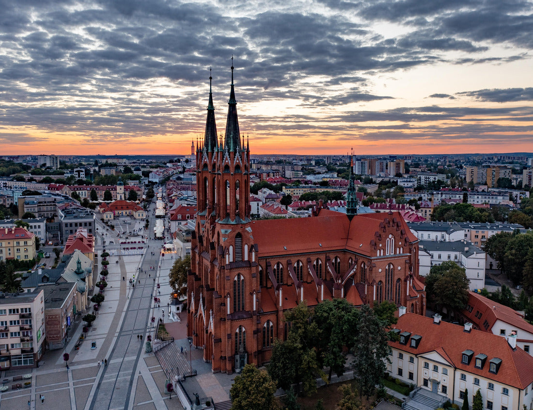 Noah Jigsaw Puzzle Aerial view of the Basilica of the Virgin Mary in Bialystok, Podlaskie Voivodeship, Poland 1000 pieces