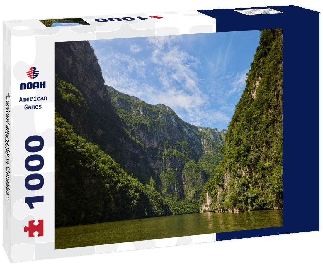 Noah Jigsaw Puzzle A natural view of the Sumidero Canyon and river in Chiapas, Mexico 1000 pieces