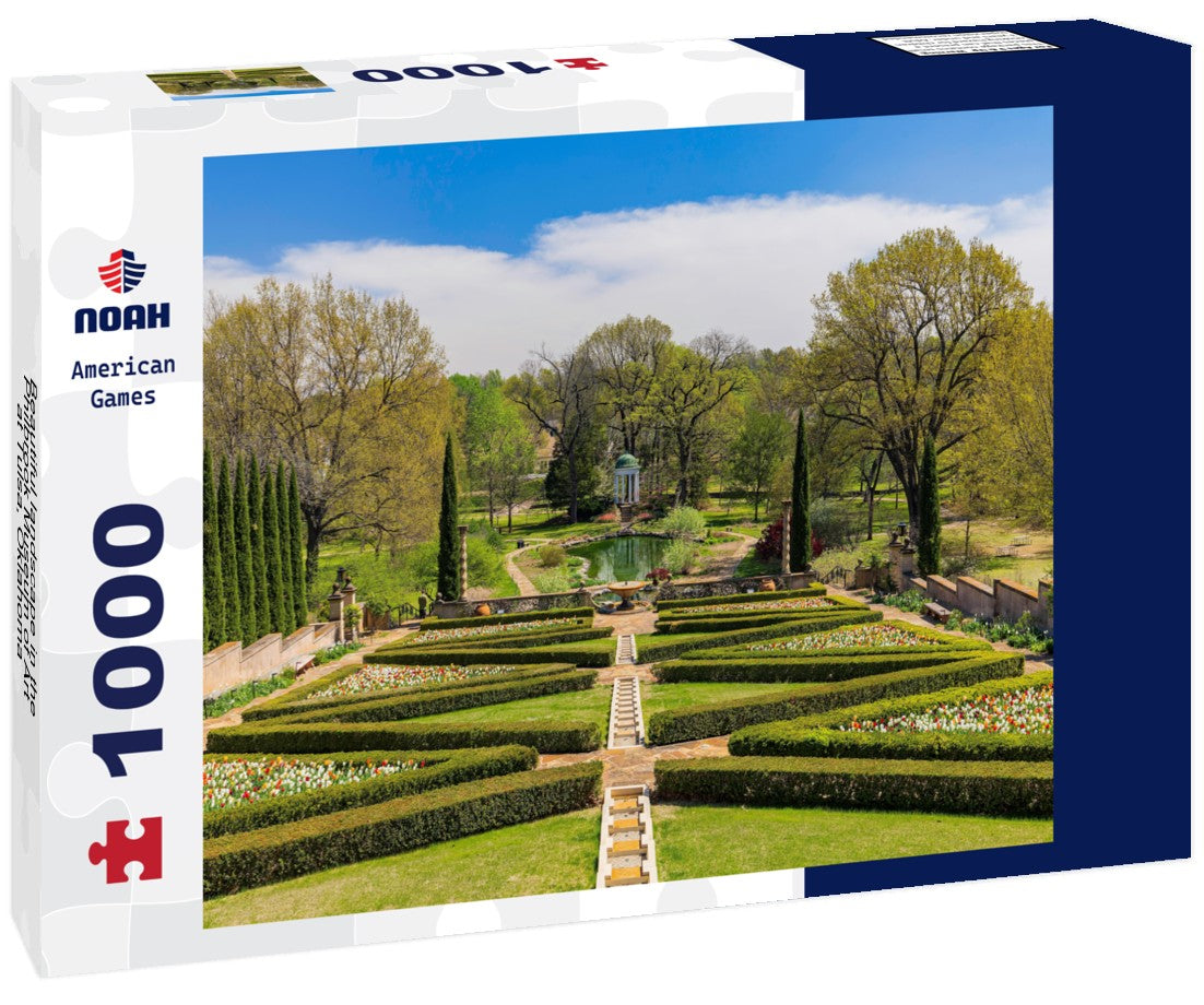Noah Jigsaw Puzzle Beautiful landscape in the Philbrook Museum of Art at Tulsa, Oklahoma 1000 pieces