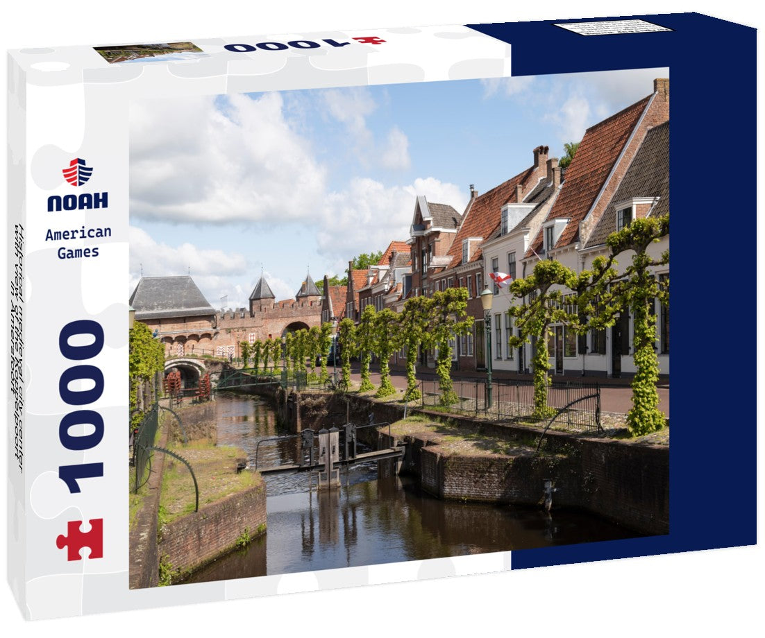 Noah Jigsaw Puzzle Historical medieval city center with view of the Koppelpoort in Amersfoort 1000 pieces