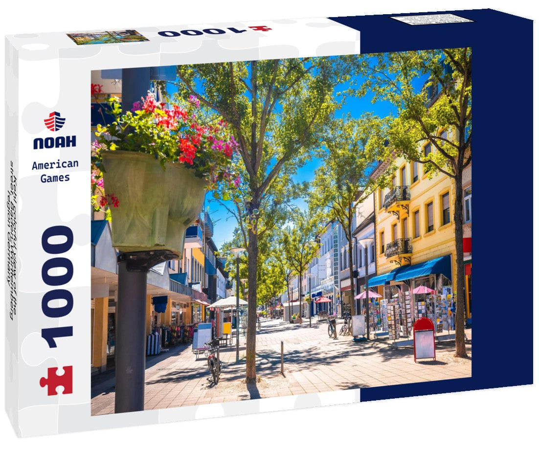 Noah Jigsaw Puzzle Kehl colorful view of the street, Baden-Württemberg region Germany 1000 pieces