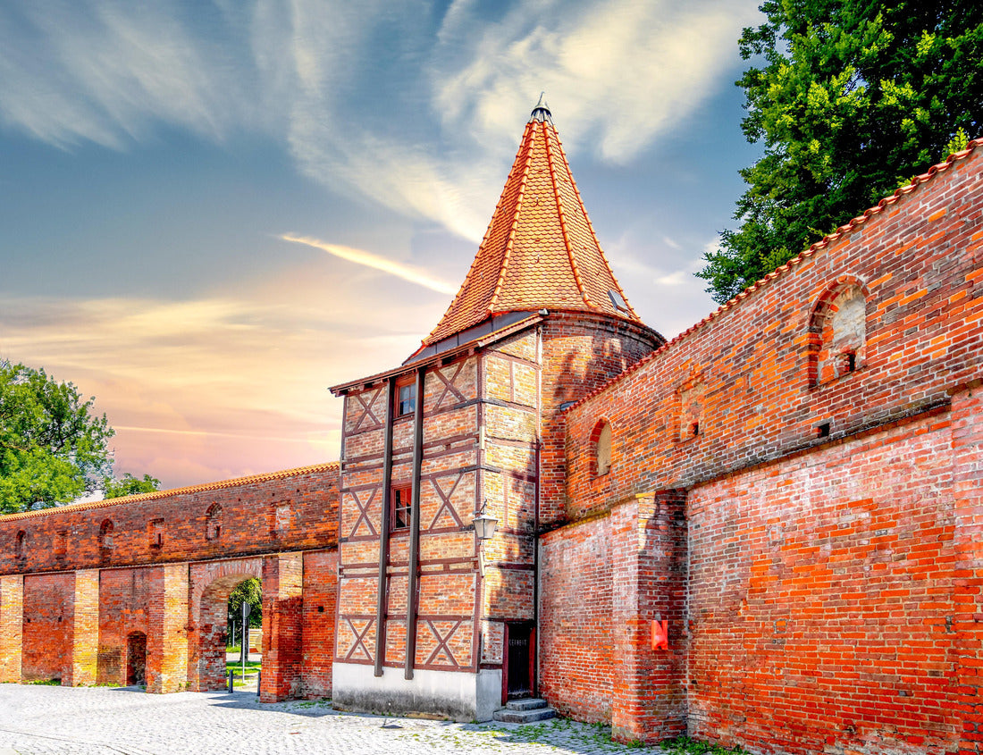 Noah Jigsaw Puzzle City wall, Memmingen, Bavaria, Germany 1000 pieces