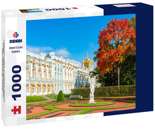 Noah Jigsaw Puzzle Catherine palace and park in autumn foliage, Tsarskoe Selo (Pushkin), Saint Petersburg, Russia 1000 pieces