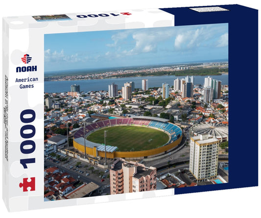 Noah Jigsaw Puzzle Aracaju with river and football stadium in Sergipe, northeast Brazil 1000 pieces