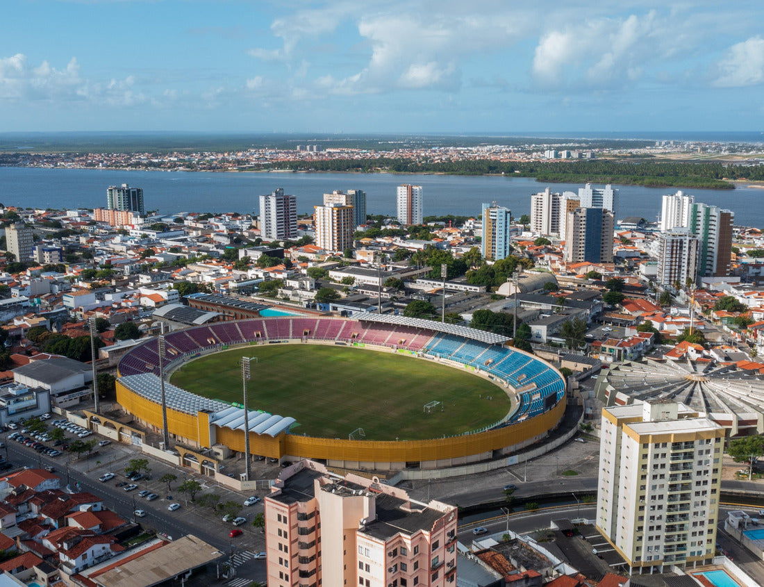 Noah Jigsaw Puzzle Aracaju with river and football stadium in Sergipe, northeast Brazil 1000 pieces