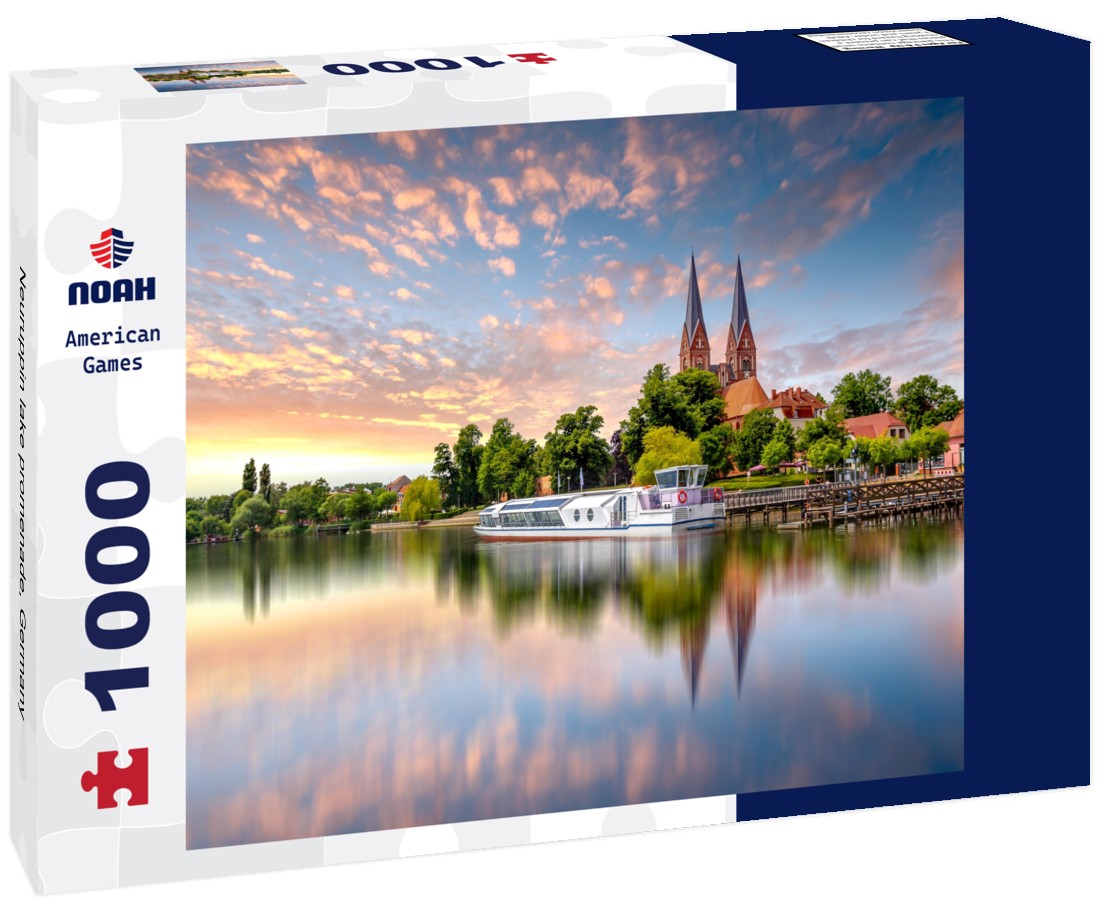 Noah Jigsaw Puzzle Neuruppin lake promenade, Germany 1000 pieces
