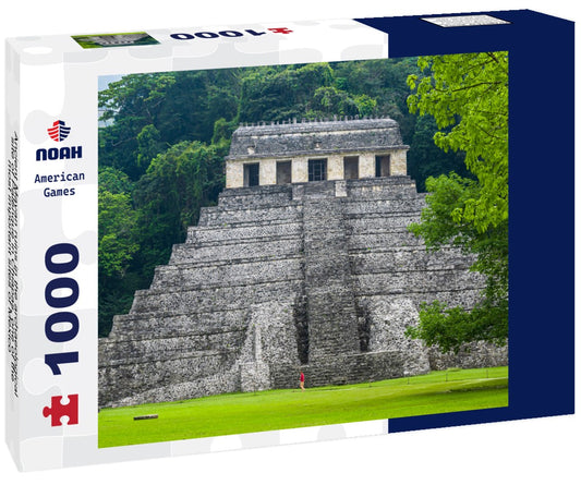 Noah Jigsaw Puzzle Ancient Mayan ruins in the archaeological site of Palenque in Chiapas, one of the most important sites of Mexico 1000 pieces