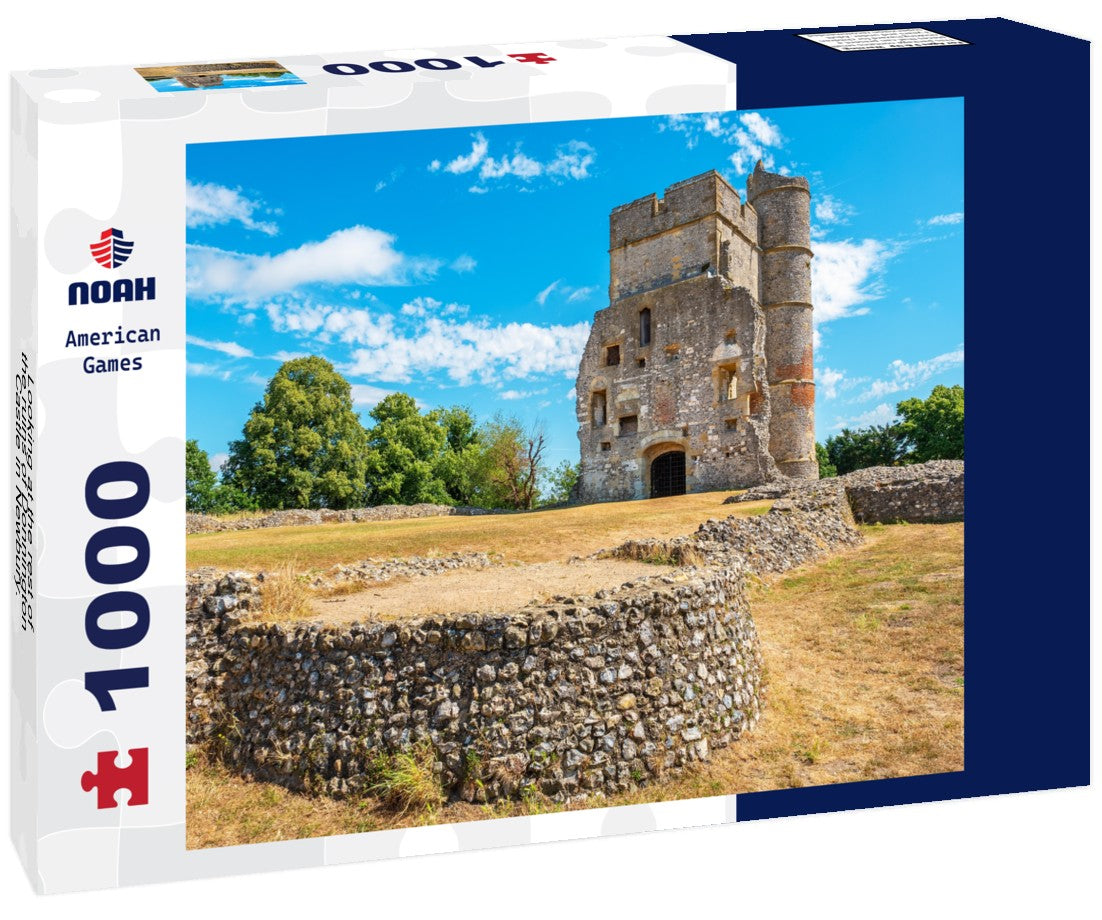 Noah Jigsaw Puzzle Looking at the rest of the ruins of Donnington Castle in Newbury. Berkshire, England 1000 pieces
