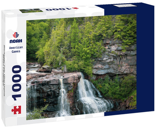 Noah Jigsaw Puzzle Blackwater Falls West Virginia Stream Landscape 1000 pieces