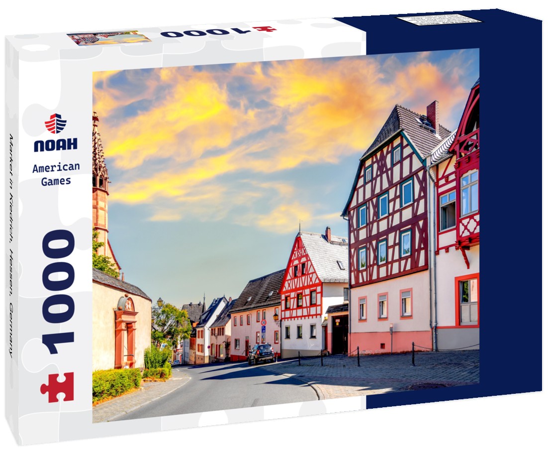 Noah Jigsaw Puzzle Market in Kiedrich, Hessen, Germany 1000 pieces