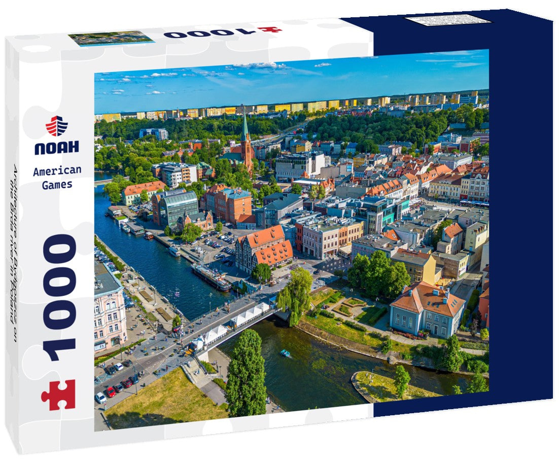 Noah Jigsaw Puzzle Architecture of Bydgoszcz on the Brda river in Poland 1000 pieces