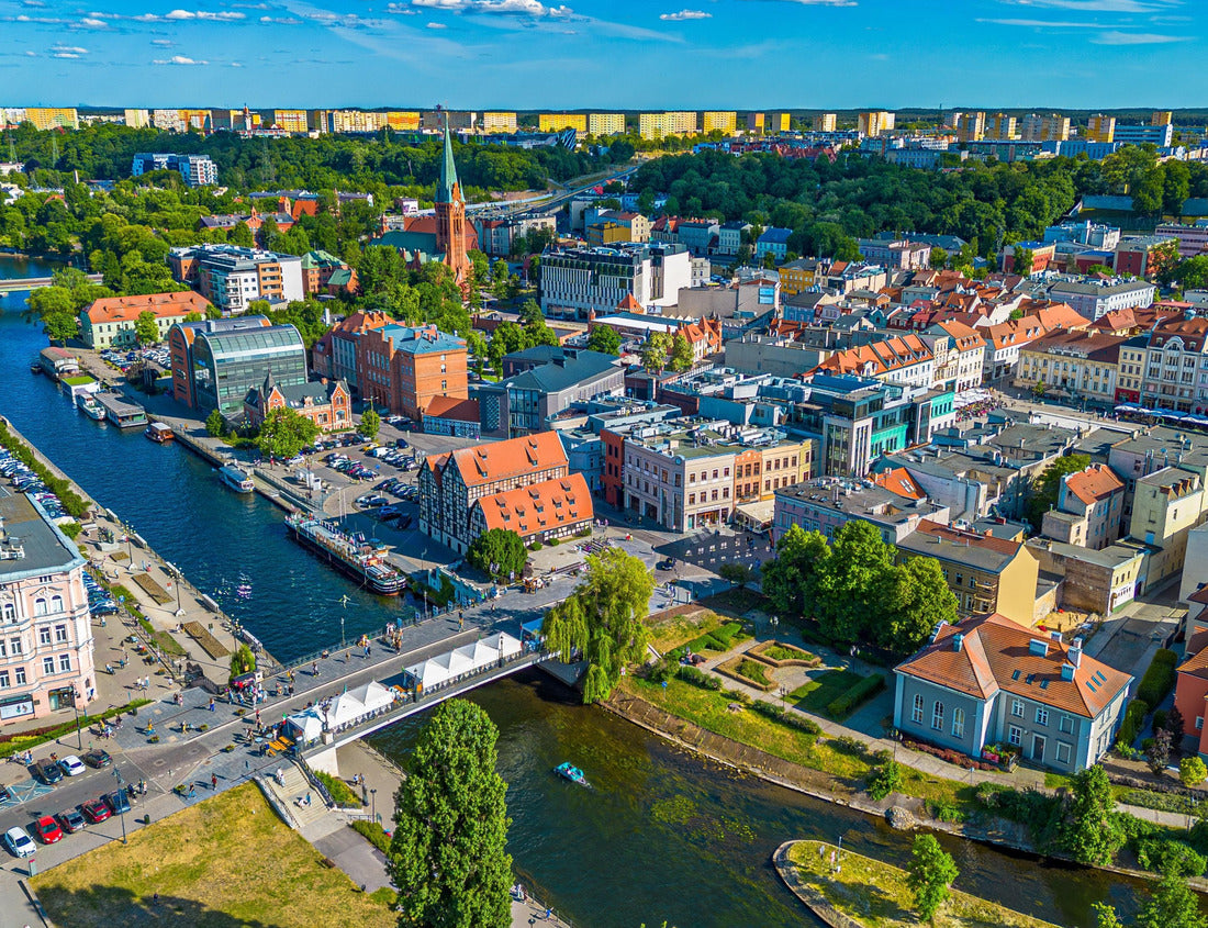 Noah Jigsaw Puzzle Architecture of Bydgoszcz on the Brda river in Poland 1000 pieces