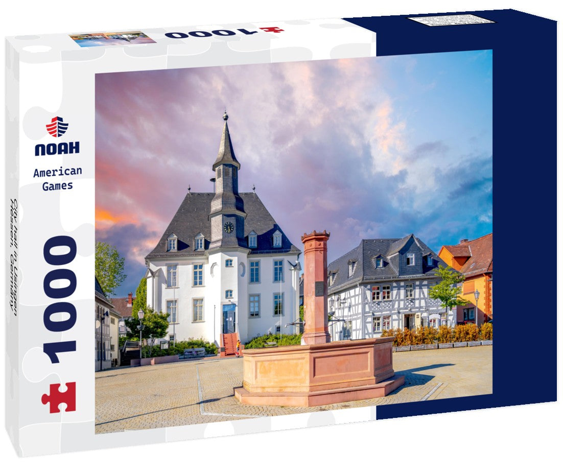 Noah Jigsaw Puzzle City hall in Usingen, Hessen, Germany 1000 pieces